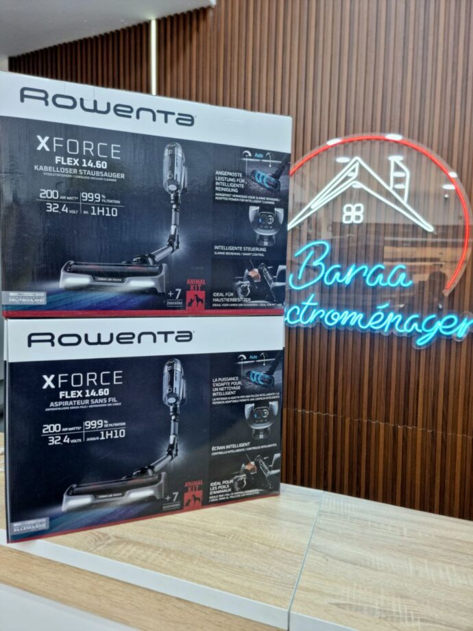 ⁦Aspirateur balai Rowenta X-Force Flex 14.60 kit Animal  RH99A9WO⁩ - الصورة ⁦4⁩