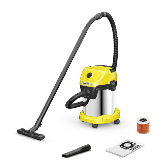 ⁦Aspirateur Eau Et Poussiére WD3 SV Premium (INOX) KARCHER |⁩ - الصورة ⁦2⁩